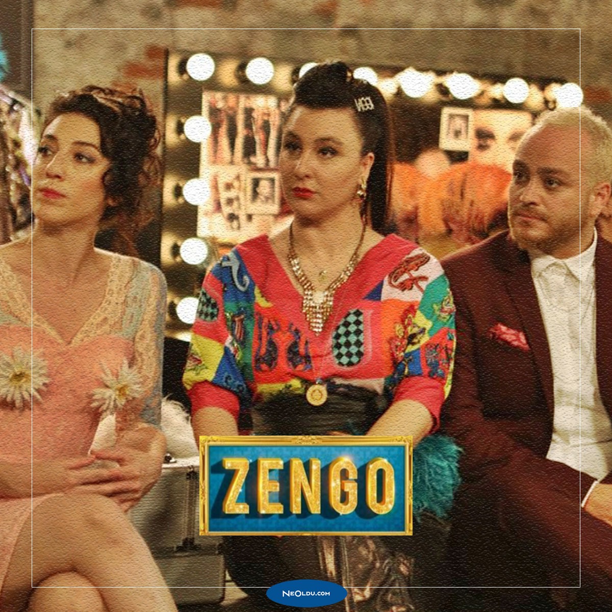 Zengo filmindeki renkli moda tasarım sahnesi