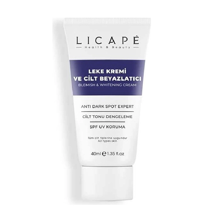 Licape Leke Kremi Yoğun Bakım Licape Leke Kremi ve Cilt Beyazlatıcı Krem 40 ml