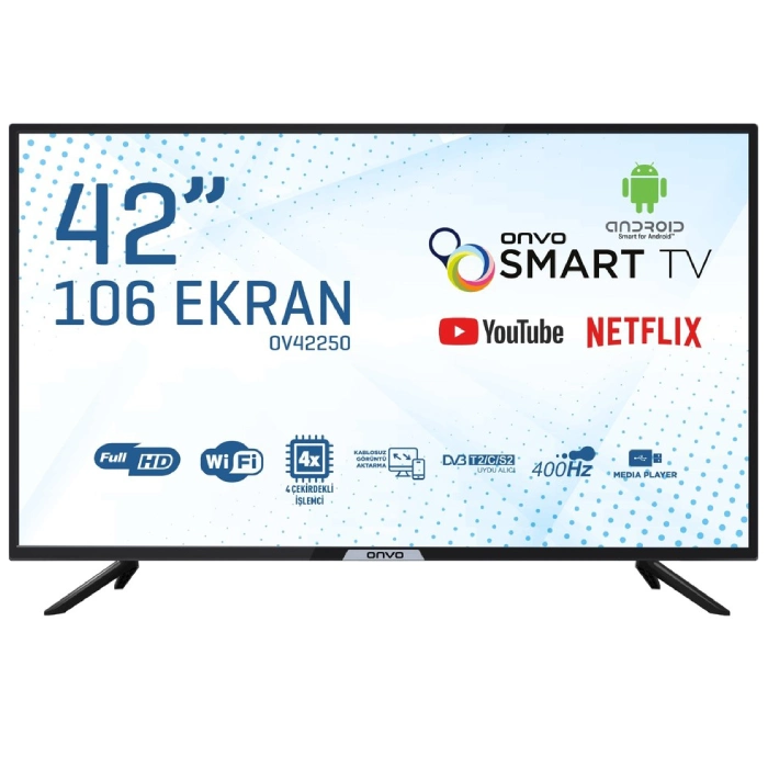 Onvo OV42250 42 inç Uygun Fiyatlı Smart TV Onvo OV42250 42 inç Full HD Smart LED TV