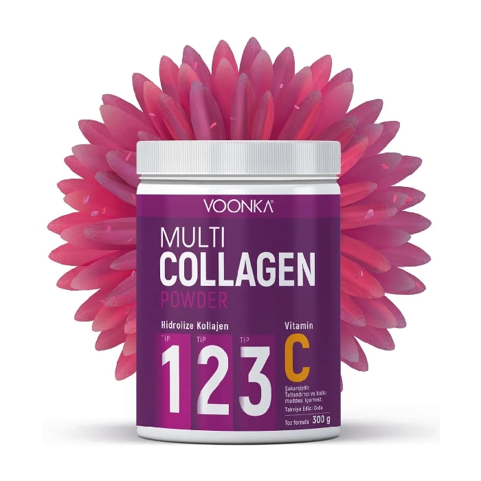 Voonka Multi Collagen Powder 300 gr Voonka Multi Collagen toz form