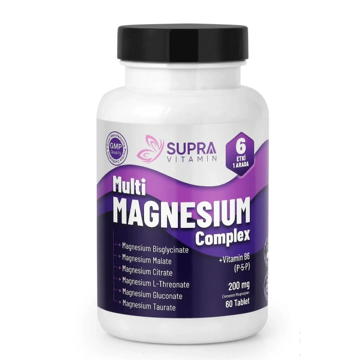 Supra Vitamin multi form magnezyum kompleksi Supra Vitamin Magnezyum Complex tablet formu
