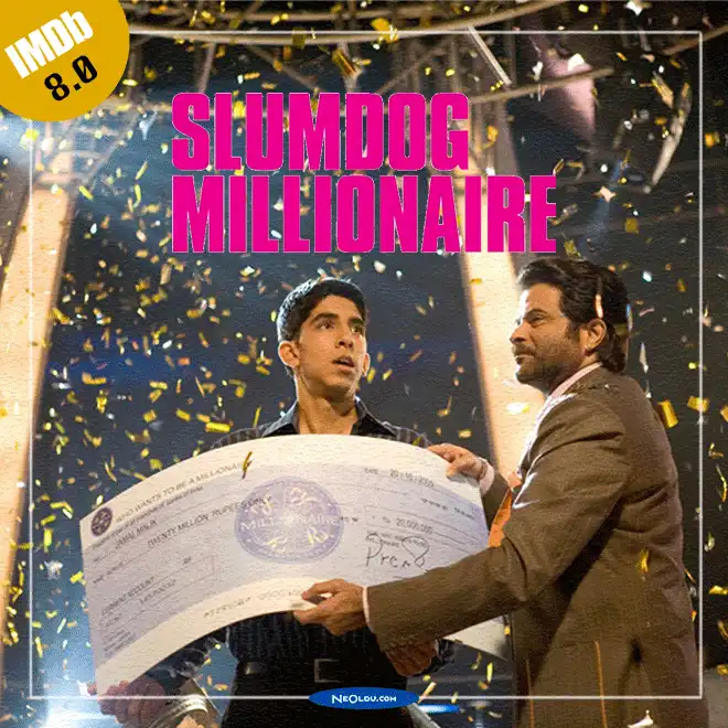 Hindistan’da fakir bir gencin bilgi yarışmasındaki mücadelesini anlatan Slumdog Millionaire sahnesi