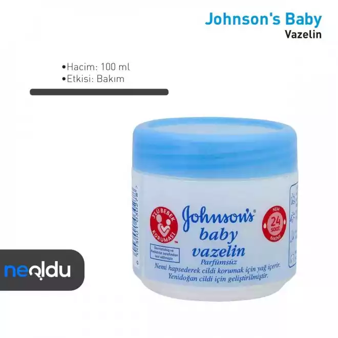 Johnson's Baby Vazelin - Bebek cildi için uygun