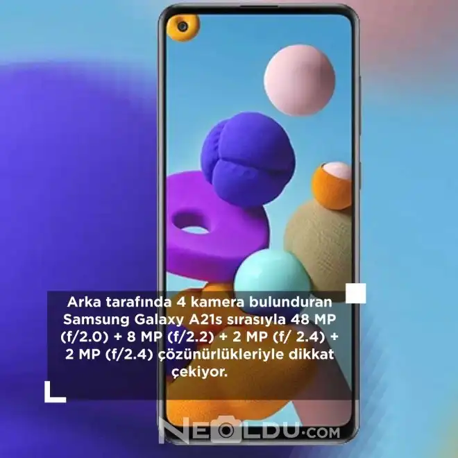 Samsung Galaxy A21s Kamerası