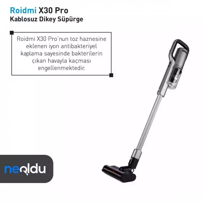 Roidmi X30 Pro Tasarım