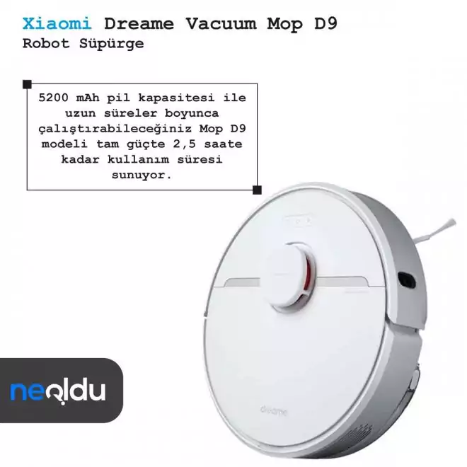 Xiaomi Dreame Vacuum Mop D9 Performans