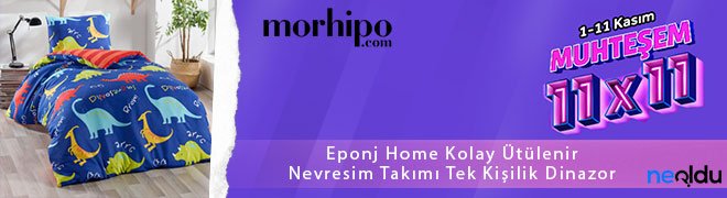 Eponj Home Kolay Ütülenir Nevresim Takımı Tek Kişilik Dinozor