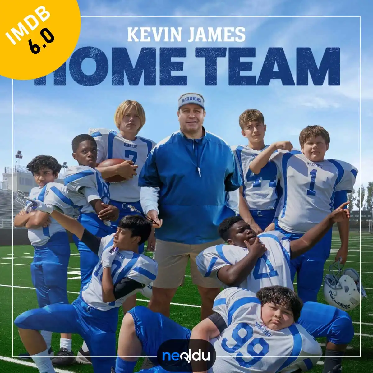 Home Team Netflix spor filmi, Amerikan futbolu komedisi