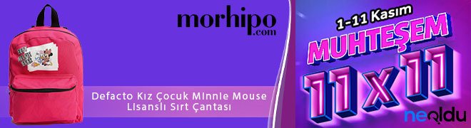 Defacto Kız Çocuk Minnie Mouse Lisanslı Sırt Çantası