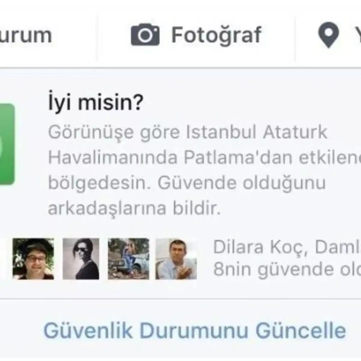 Facebook Güvendeyim Butonu Nedir?