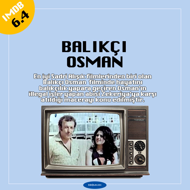 Balıkçı Osman Sadri Alışık Film Posteri