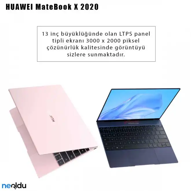 Huawei MateBook X 2020 Ekran