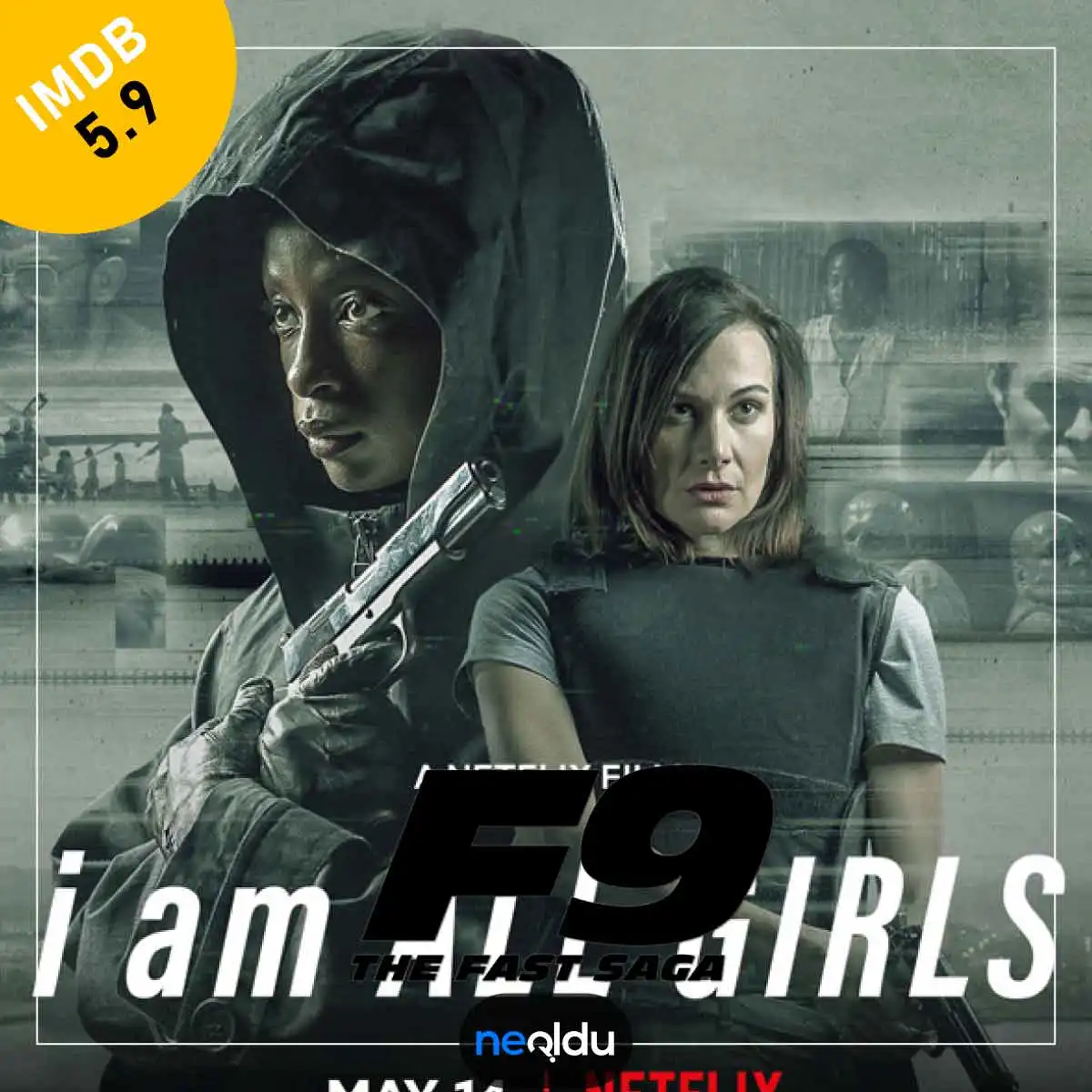 Netflix yapımı I am All Girls insan kaçakçılığı konulu film posteri