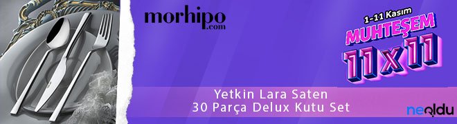 Yetkin Lara Saten 30 Parça Delux Kutu Set