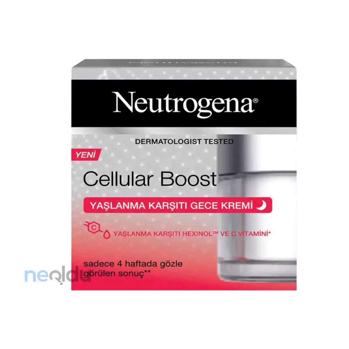 Neutrogena Cellular Boost gündüz kremi, cildi yeniler ve UV koruması sağlar