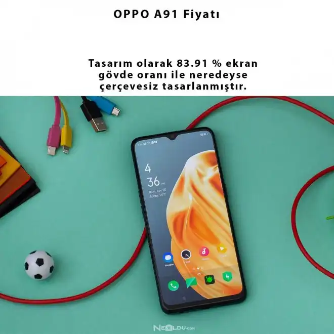 Oppo A91 Ekran ve Tasarım