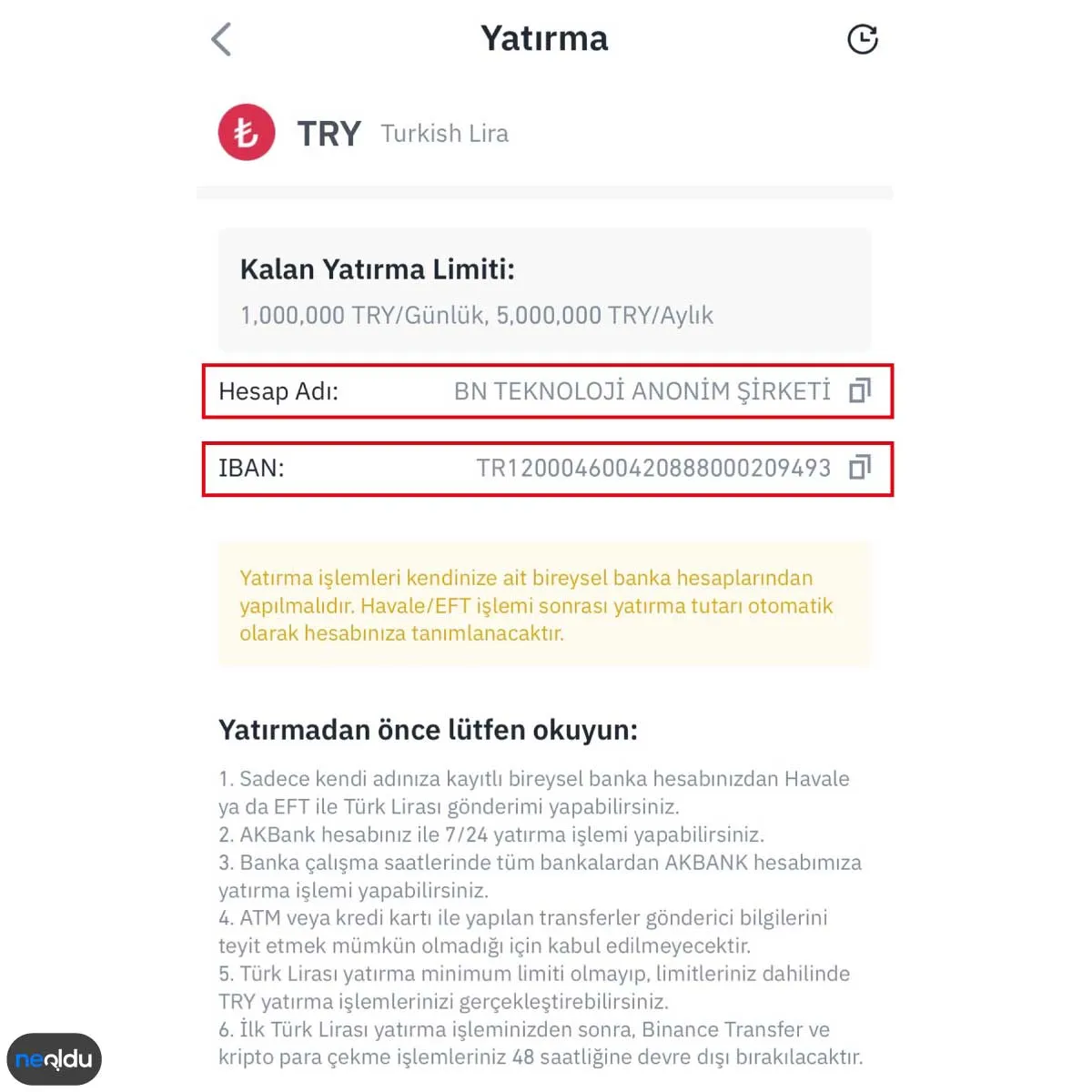 Binance Para Yatırma Para Çekme