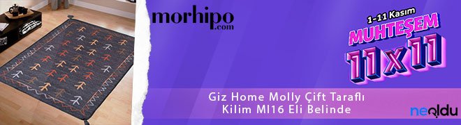 Giz Home Molly Çift Taraflı Kilim Ml16 Eli Belinde