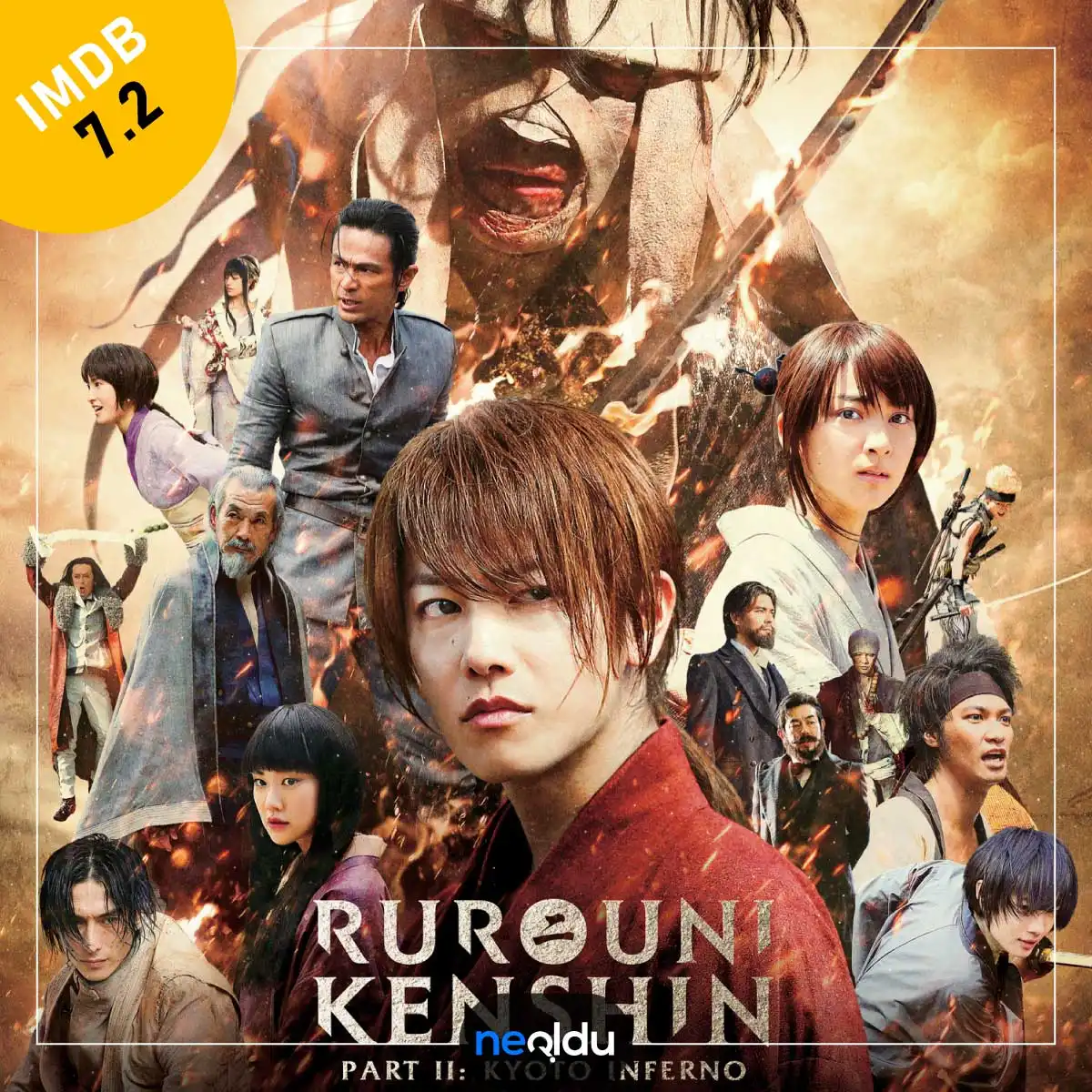 Efsanevi kılıç ustası Kenshin’in düşmanla yüzleşmesi Rurouni Kenshin Final