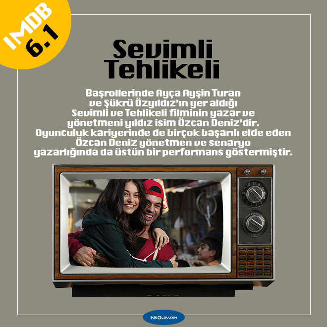 Özcan Deniz imzalı Sevimli Tehlikeli film posteri