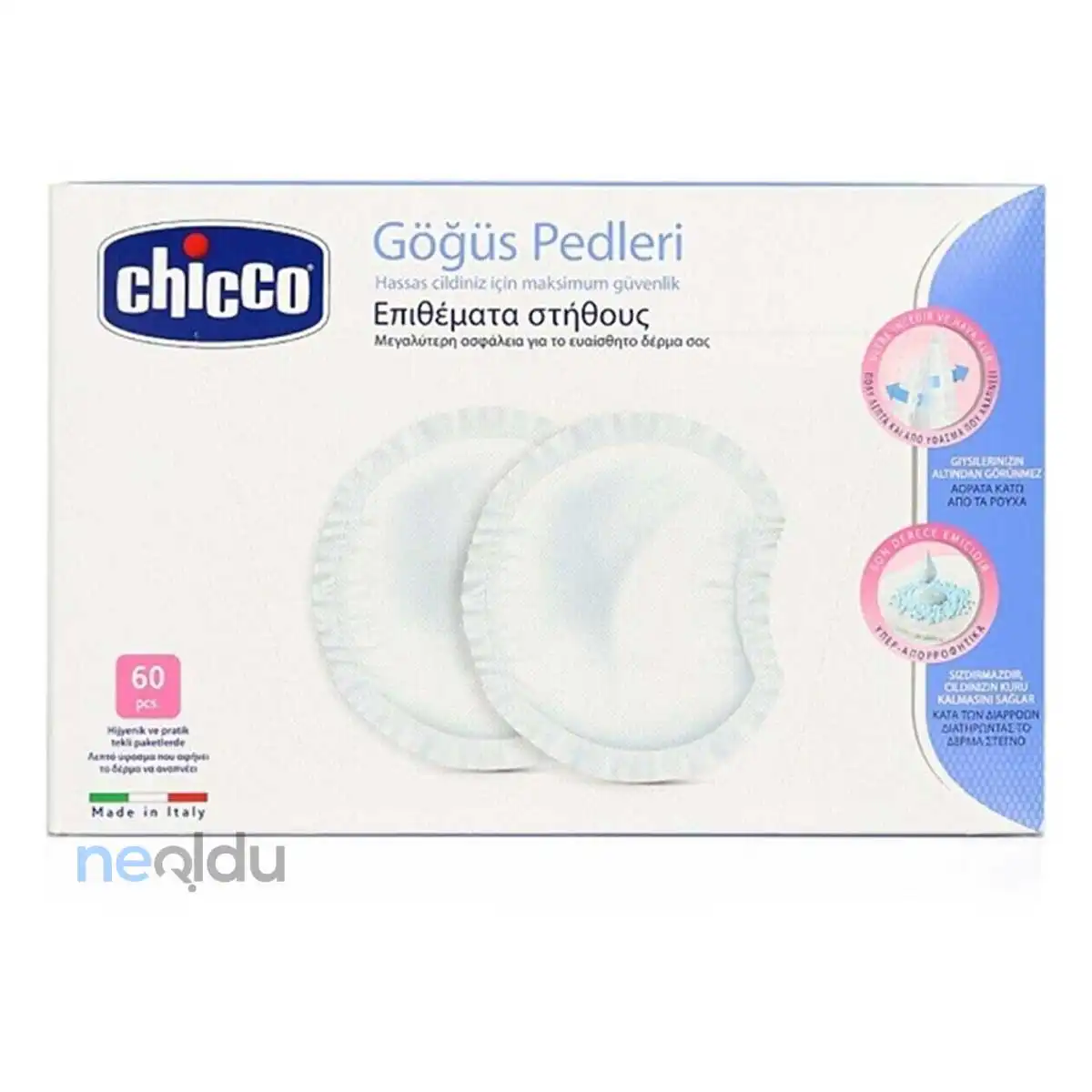 Chicco Antibakteriyel Göğüs Pedi