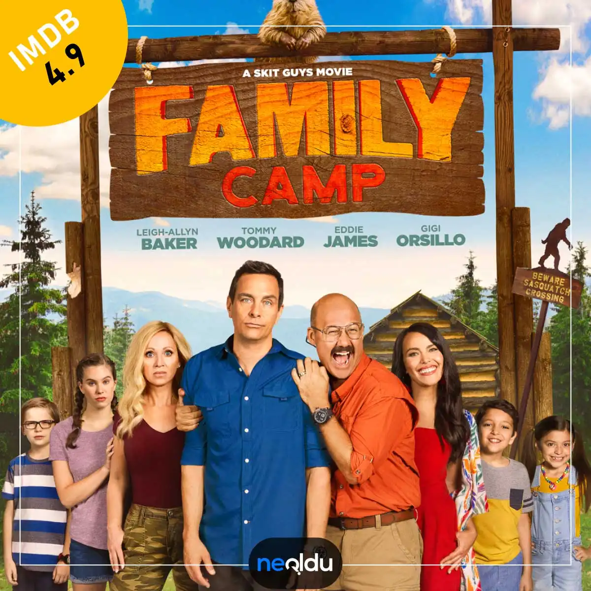 Aile komedi kamp filmi Family Camp