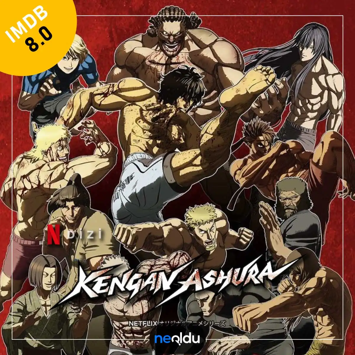 Kengan Ashura animede şirketlerin gladyatör dövüşleri