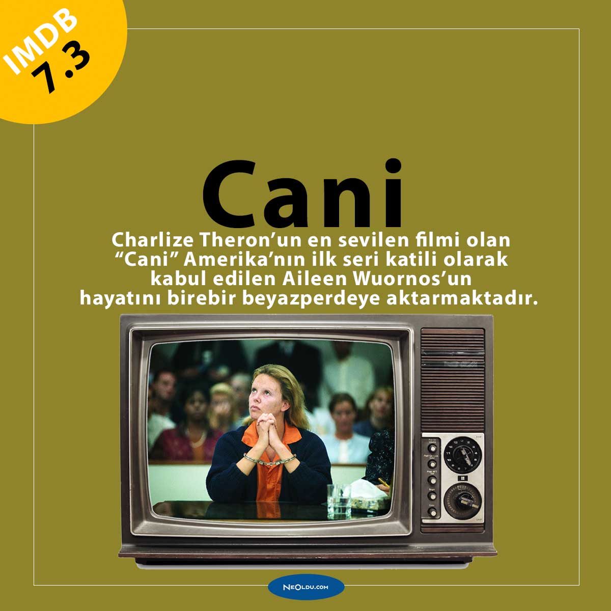 Cani filmi Charlize Theron Aileen Wuornos rolü