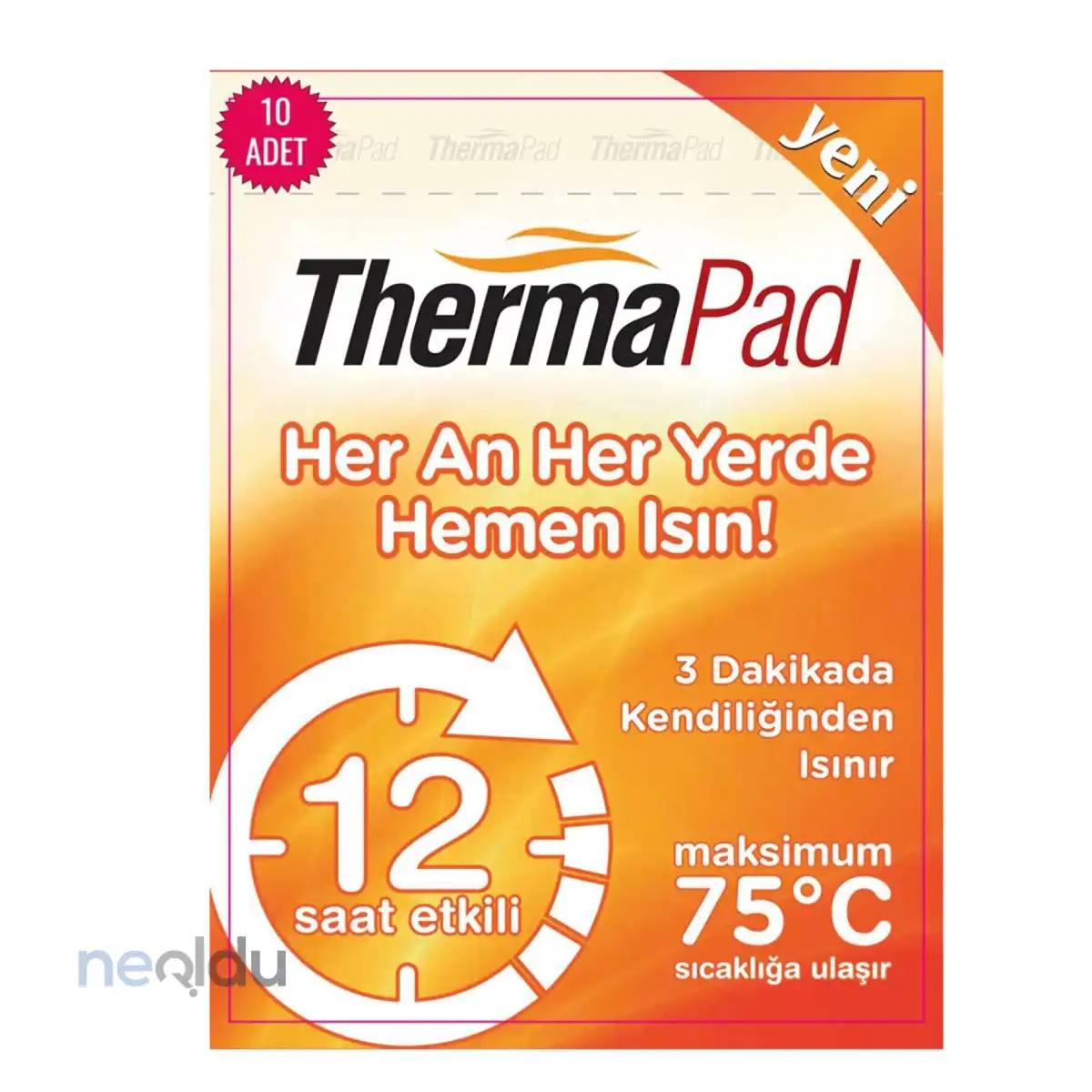 Therma Pad cep sobası aktif karbon demir tozu