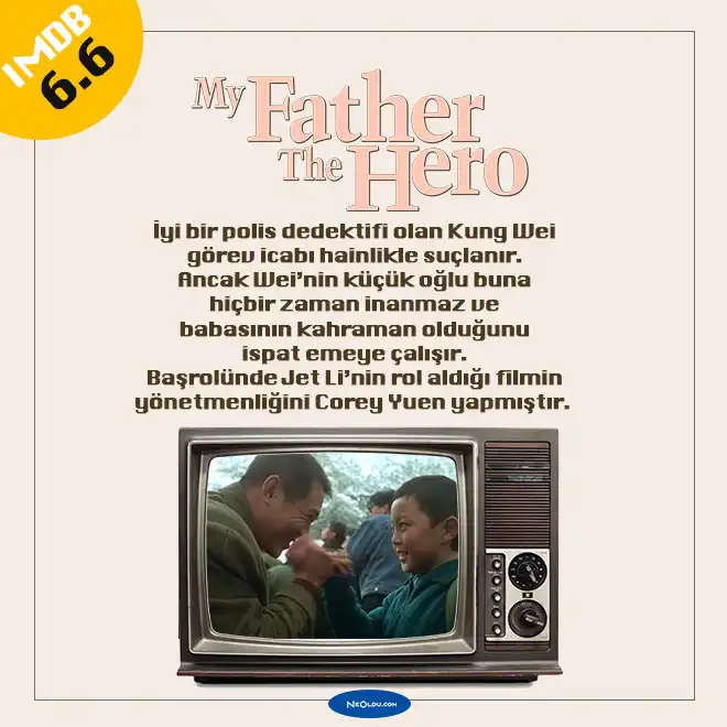 My Father Is A Hero filminde Jet Li sahnesi