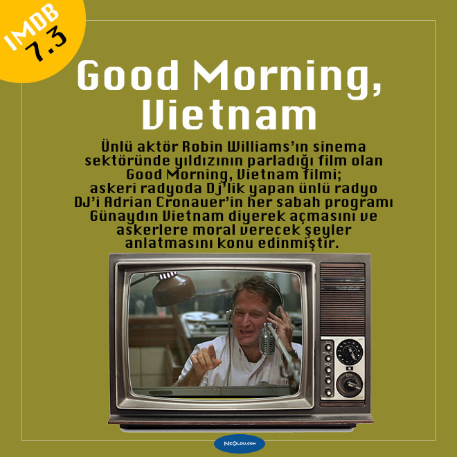 Good Morning Vietnam sinemasında Robin Williams efsanesi