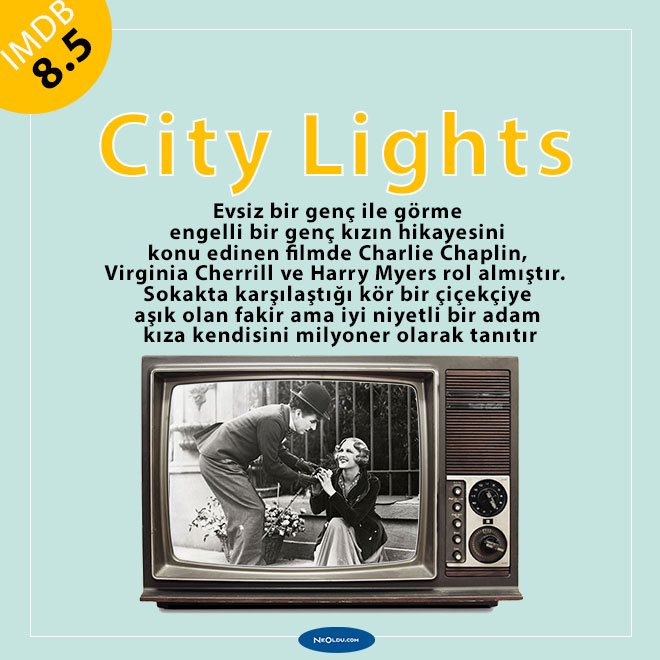 City Lights Kör Çiçekçi ve Evsiz Adamın Hikayesi