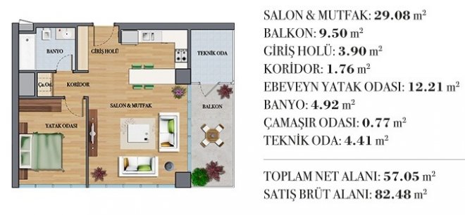 ağaoğlu çekmeköy park 1+1 daire fiyatları