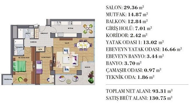 ağaoğlu çekmeköy park 2+1 daire fiyatları