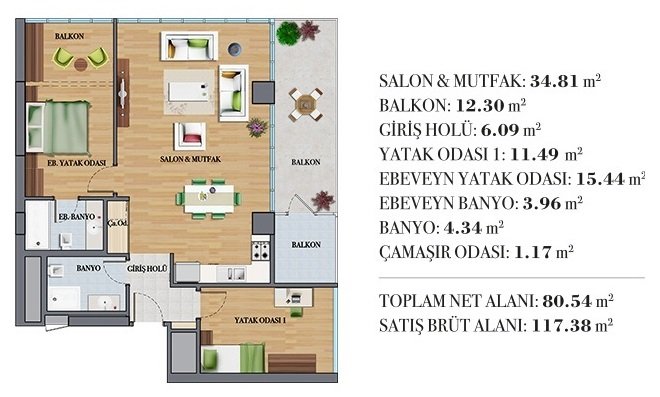 ağaoğlu çekmeköy park 2+1 daire fiyatları