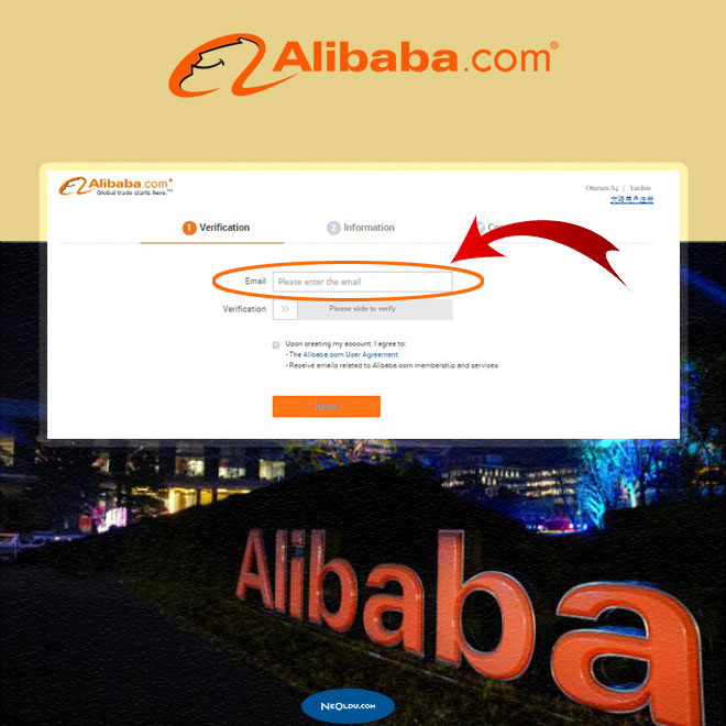 Alibaba Üyelik