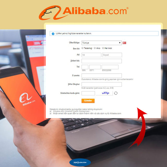 Alibaba Üyelik