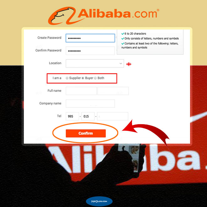Alibaba Üyelik