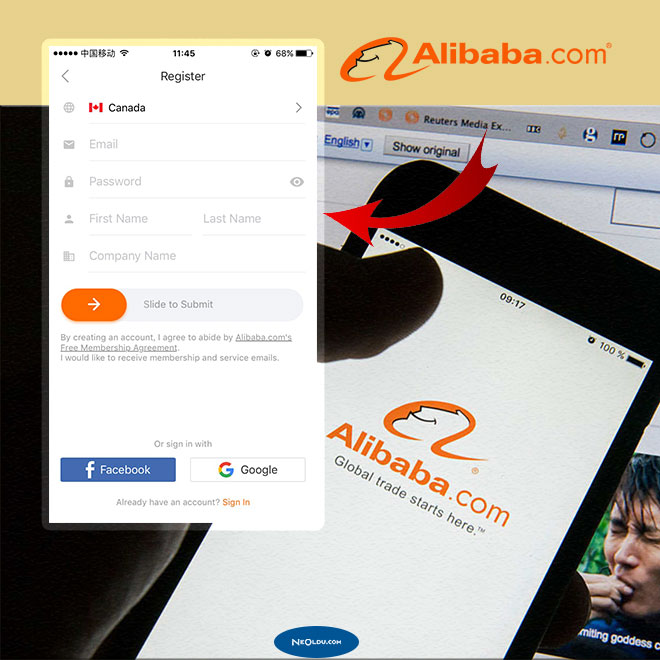 Alibaba Üyelik