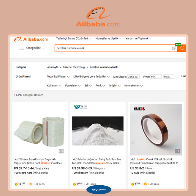 Alibaba Güvenli Satıcı Bulma