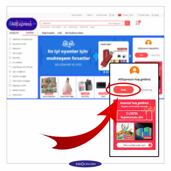 Aliexpress Türkiye Alışveriş Sitesi