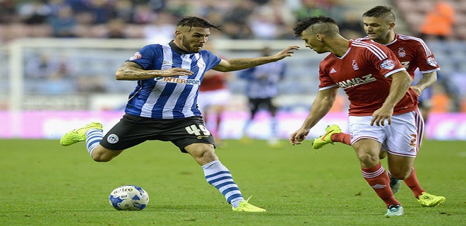 andy delort wigan athletic