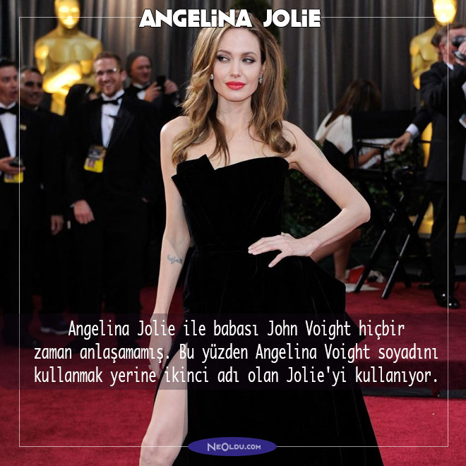 Angelina Jolie Hakkında İlginç Bilgi