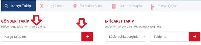 Aras Kargo takip no sorgulama