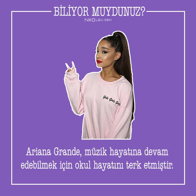 ariana grande hakkında bilgi