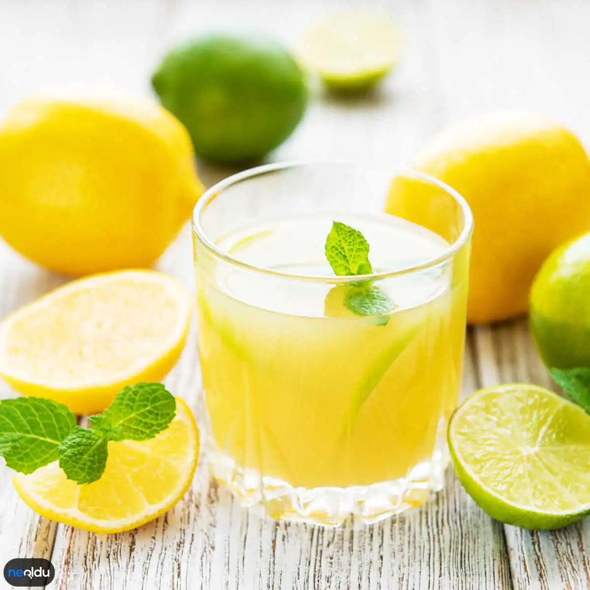 Balgam atmaya yardımcı limon suyu