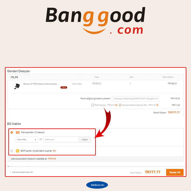 Banggood Alışveriş