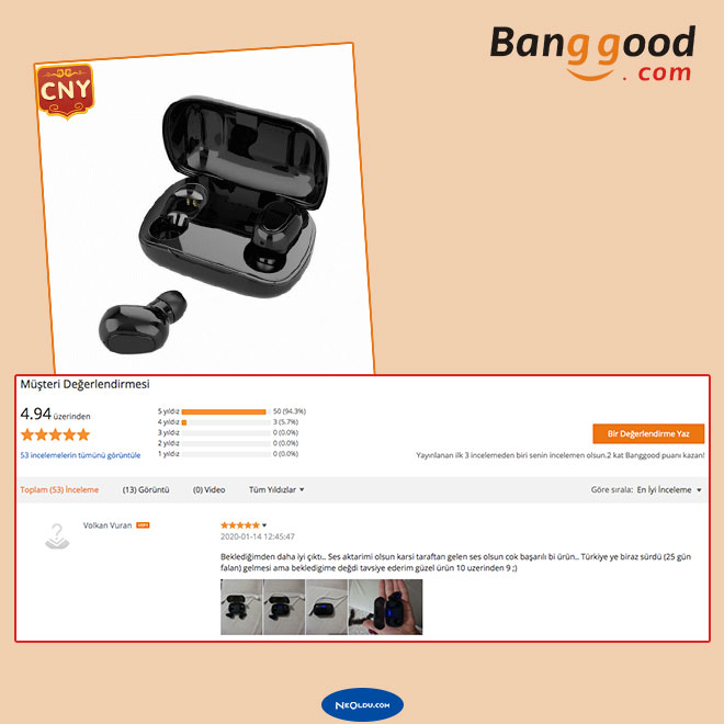 Banggood Kullanıcı Yorumları