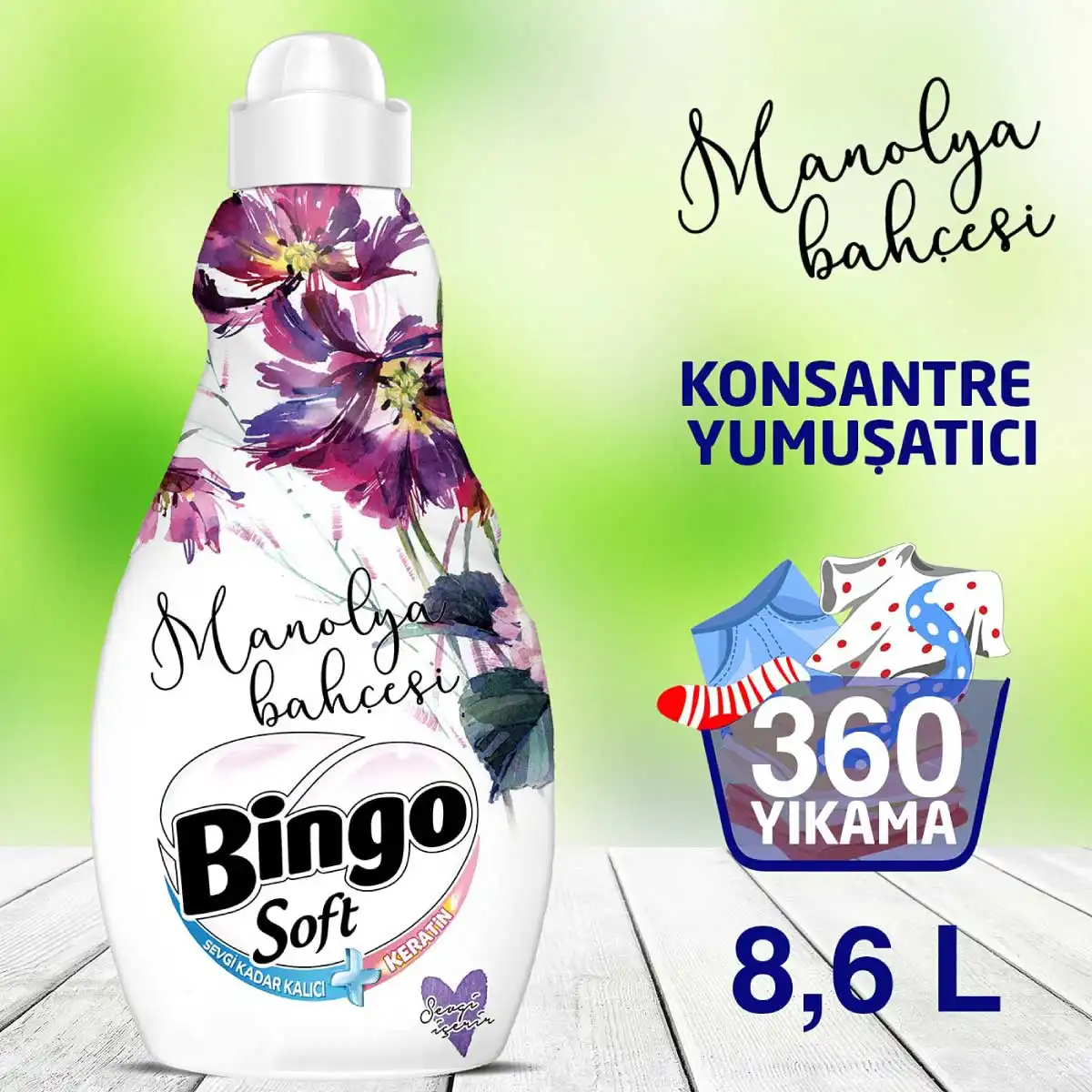 En İyi Yumuşatıcı Tavsiyeleri Bingo Soft Konsantre Manolya Bahçesi Çamaşır Yumuşatıcısı