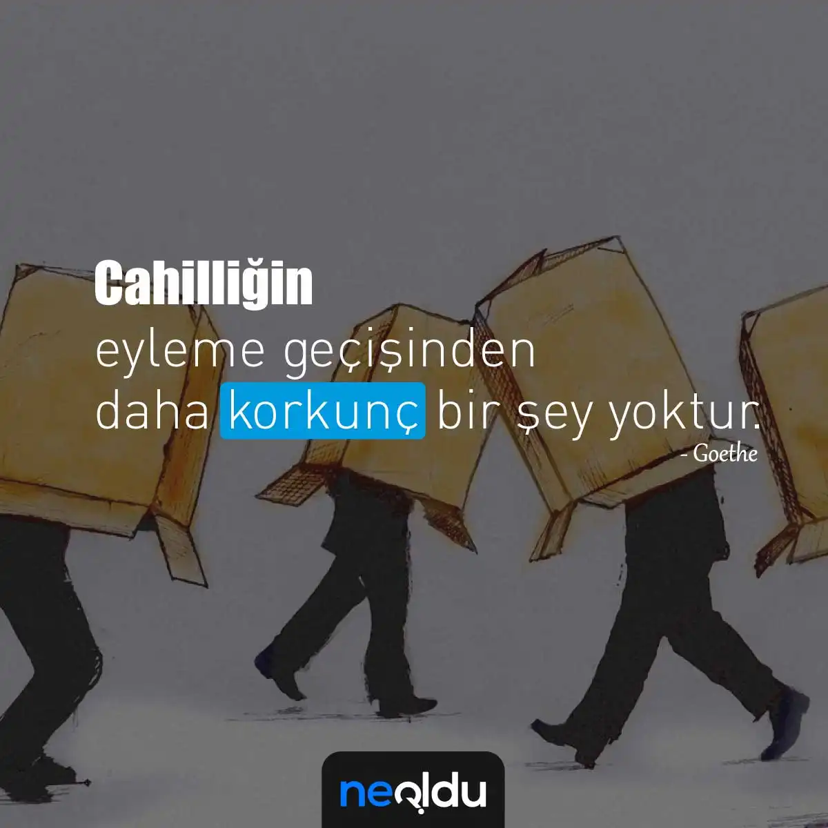 Cahillikle İlgili Sözler